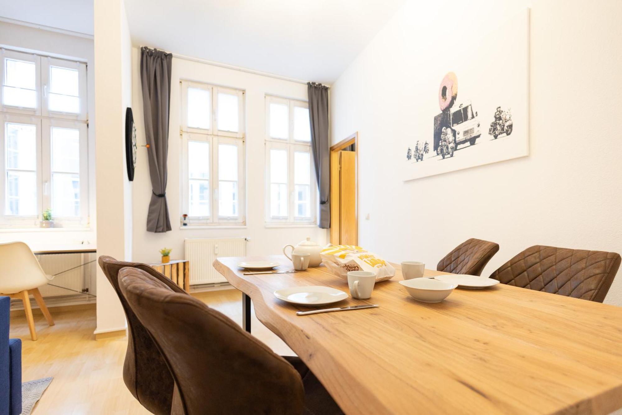 Halle  Ko-Living Space An Der Oper - Street Art Design Apartments المظهر الخارجي الصورة