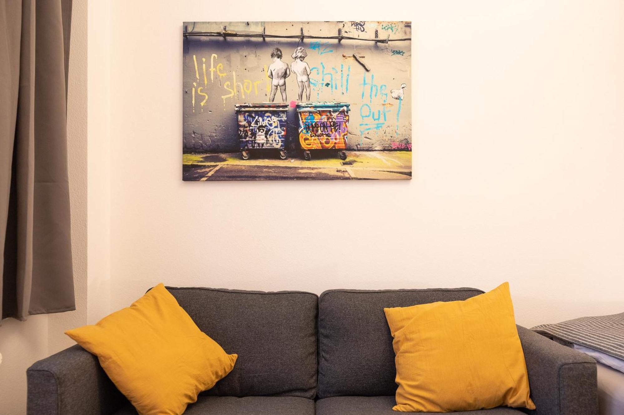 Halle  Ko-Living Space An Der Oper - Street Art Design Apartments المظهر الخارجي الصورة